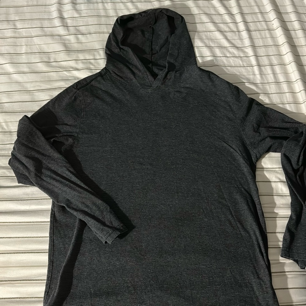 Julian & Mark Edward Microstripe Hoodie M | Dark … - image 1